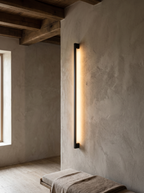 TRACE 02 — vista architettonica, finitura nera