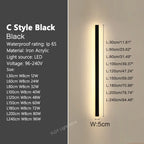 TRACE OUTDOOR 02 / Outdoor Linear Wall Light