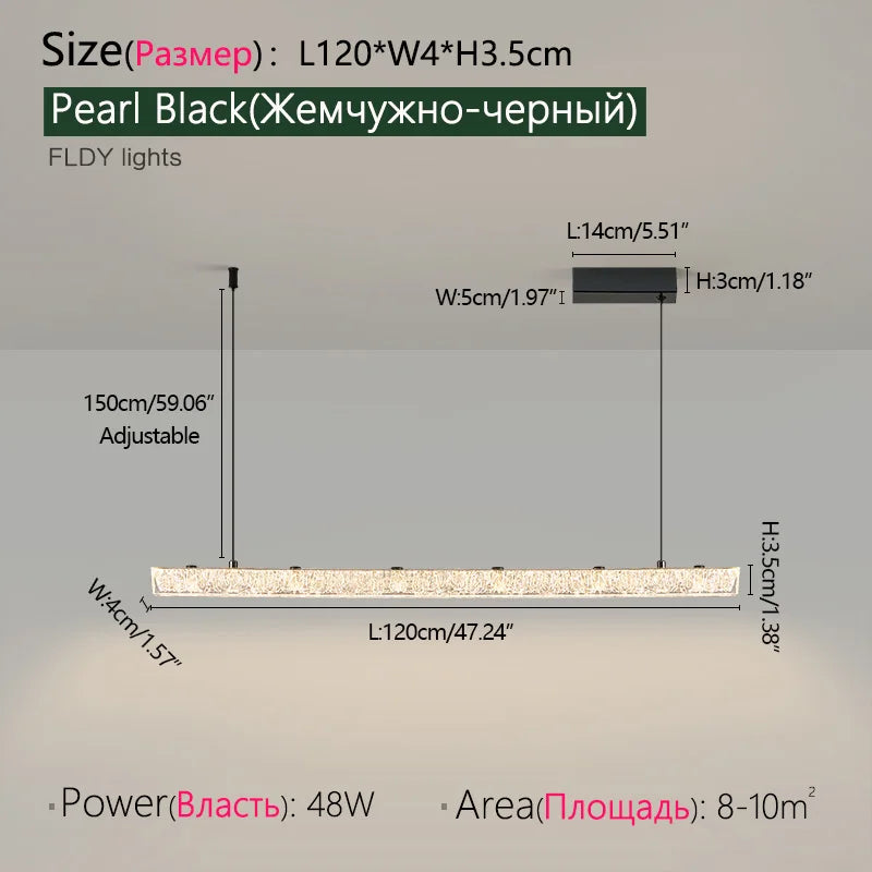 VEIL 01 / Linear Pendant Light